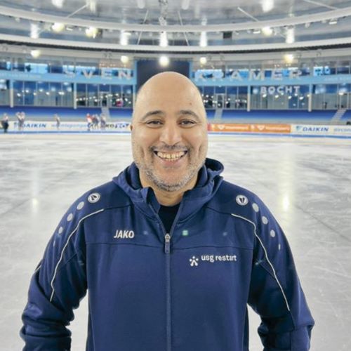 Hamid deelnemer van Schaats je Sterk